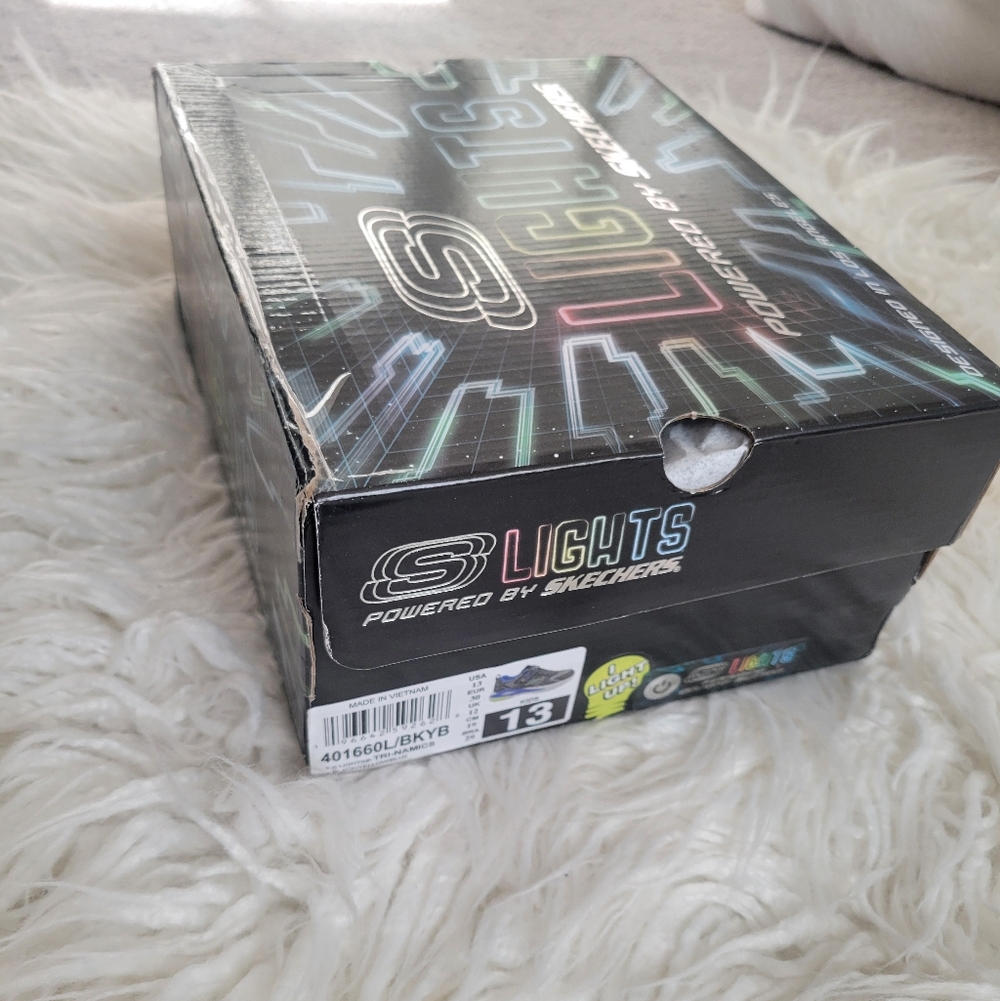 Skechers S-Lights Tri-Namics Light-Up Boys' Shoes - Picture 10 of 10